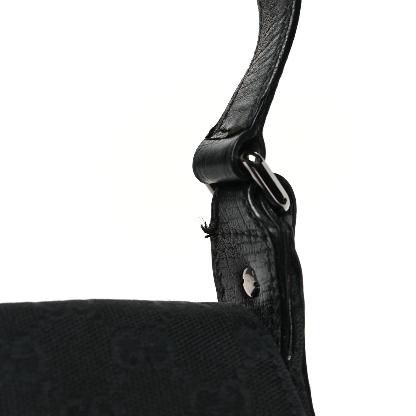 Monogram Horsebit Chain Flap Bag Black