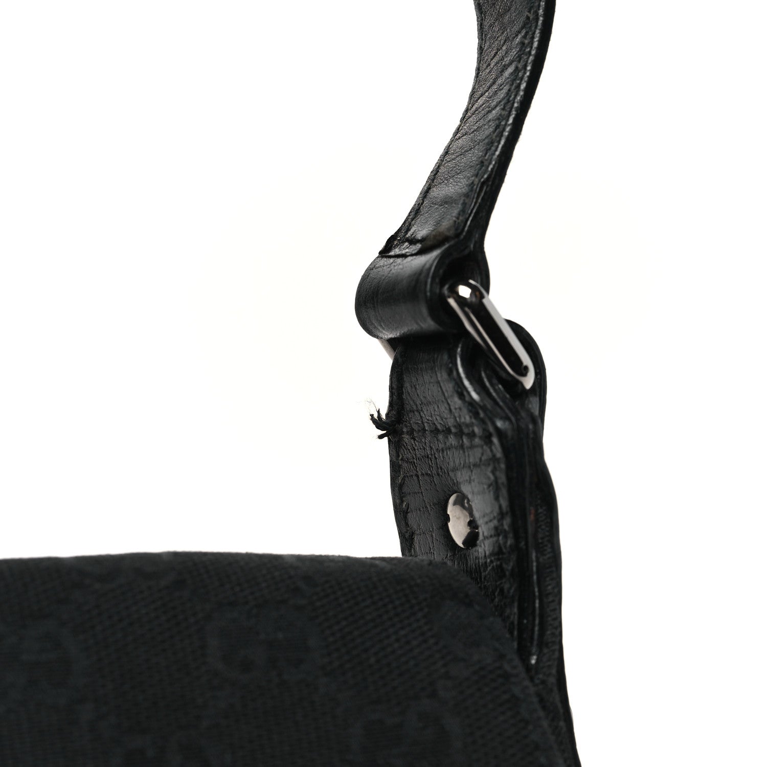 Gucci Monogram Horsebit Chain Flap Bag Black 12 of 14