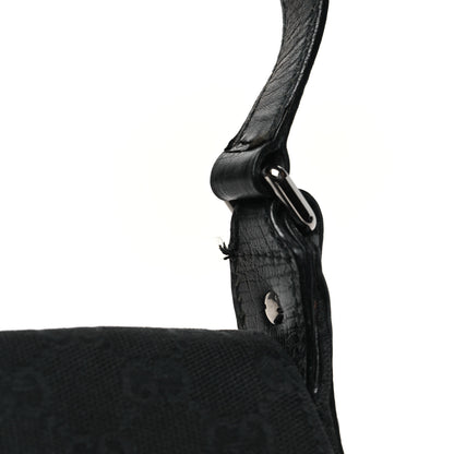 Gucci Monogram Horsebit Chain Flap Bag Black 12 of 14