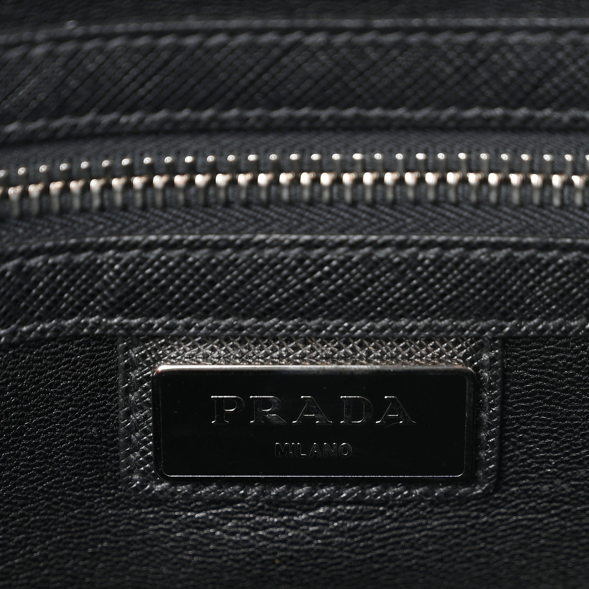 Prada Saffiano Travel Briefcase Baltico 5 of 8