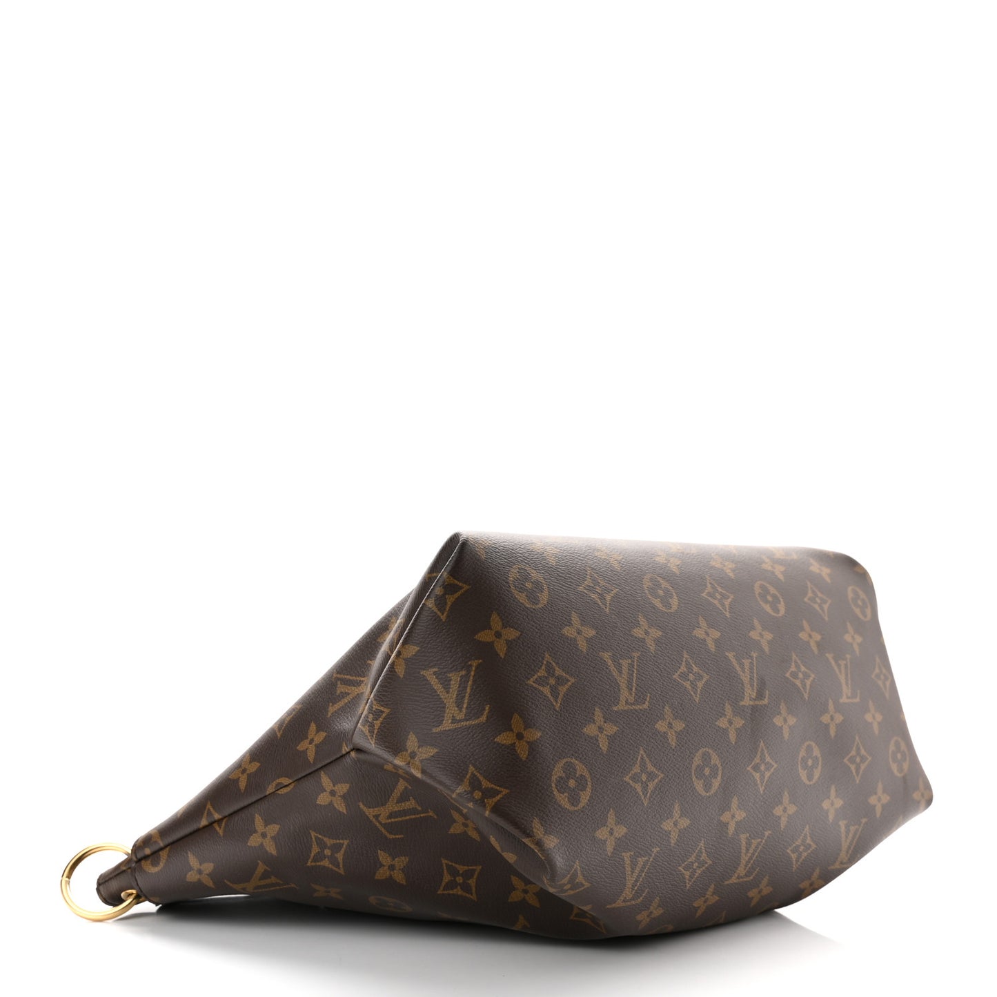 Monogram Flower Zipped Tote MM Black