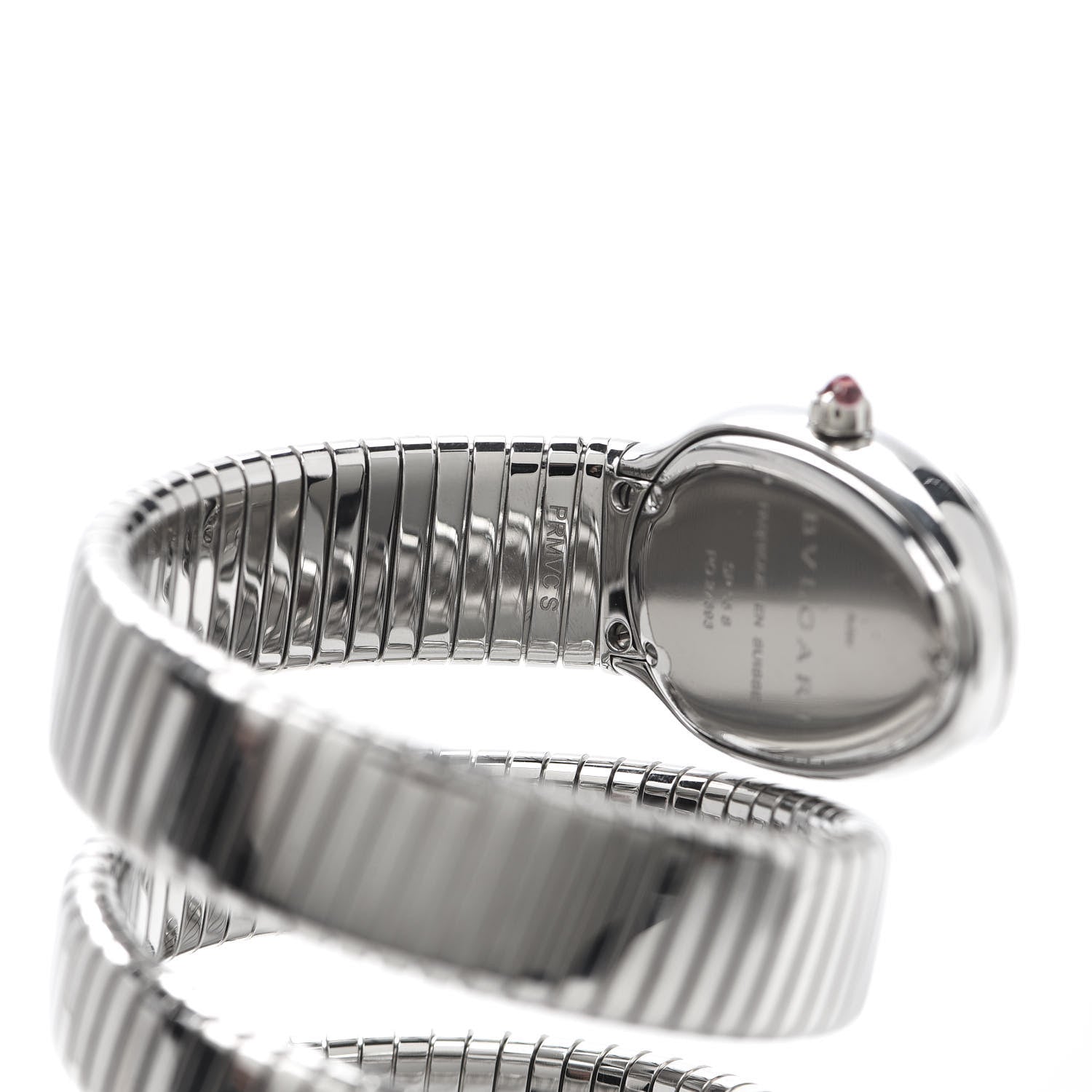 Bulgari Stainless Steel 35mm Serpenti Tubogas Double Spiral Quartz Watch 5 of 6