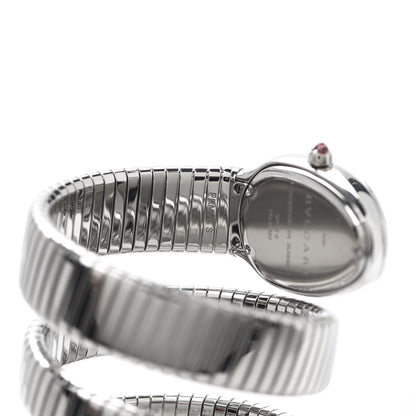 Bulgari Stainless Steel 35mm Serpenti Tubogas Double Spiral Quartz Watch 5 of 6