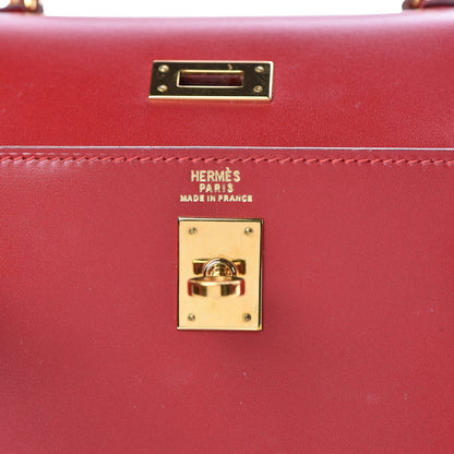 Hermes Box Mini Kelly Sellier 20 Rouge Vif 17 of 32