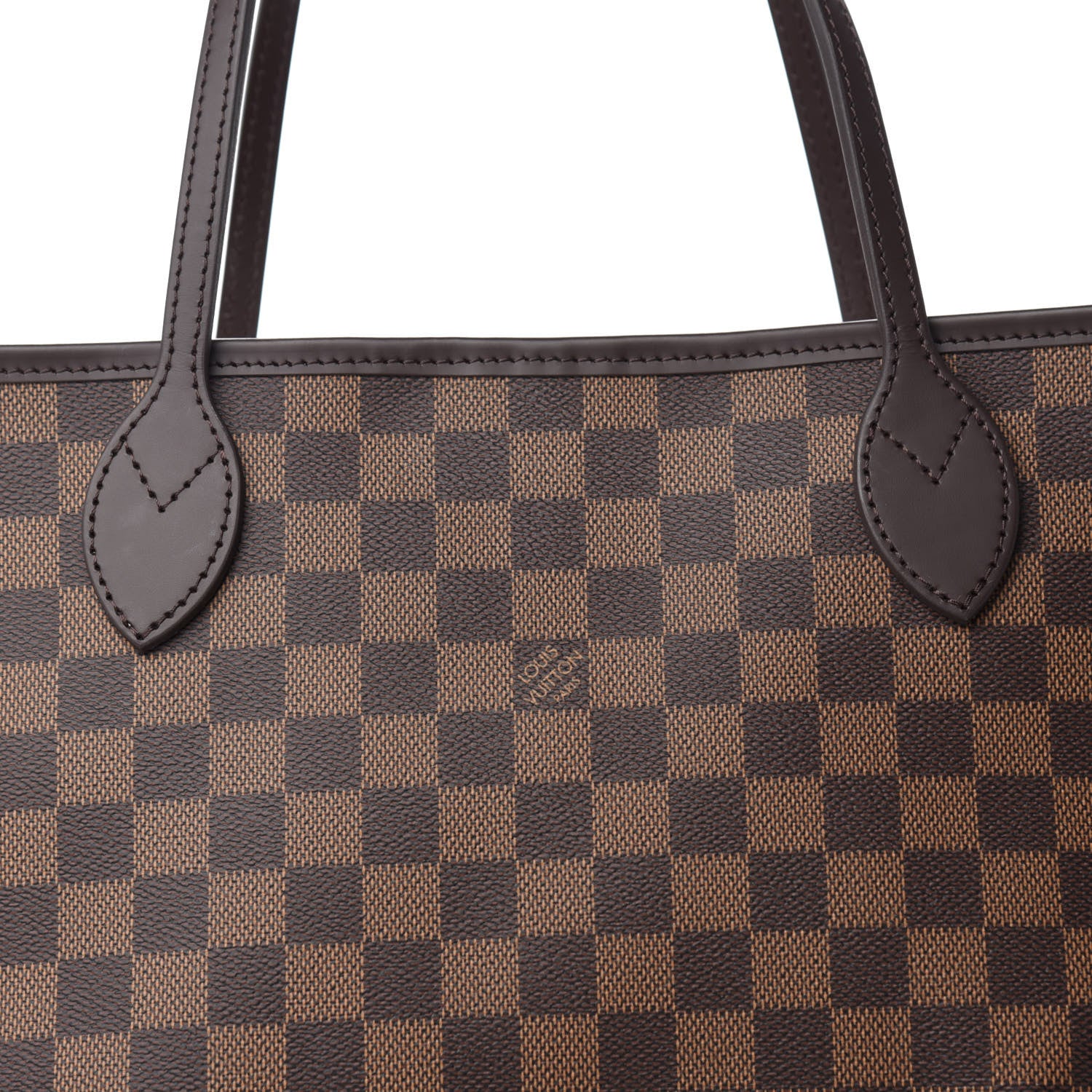 Louis Vuitton Damier Ebene Neo Neverfull MM Rose Ballerine 10 of 11