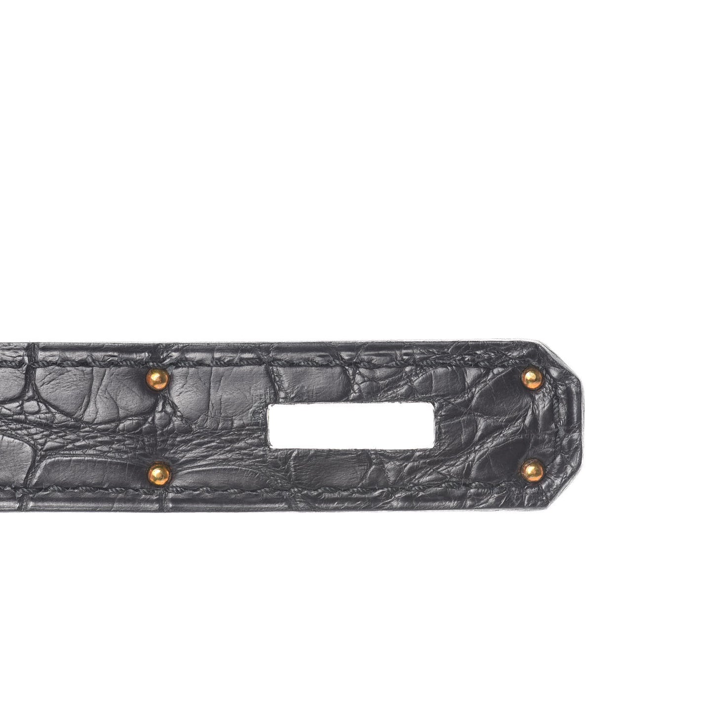 Togo Matte Alligator Birkin Touch 30 Black