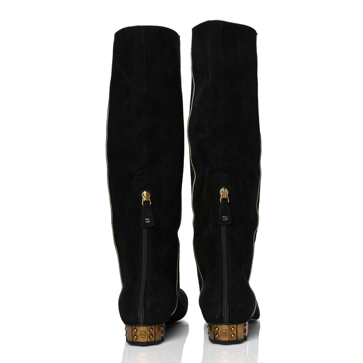 Suede Boots 39 Black