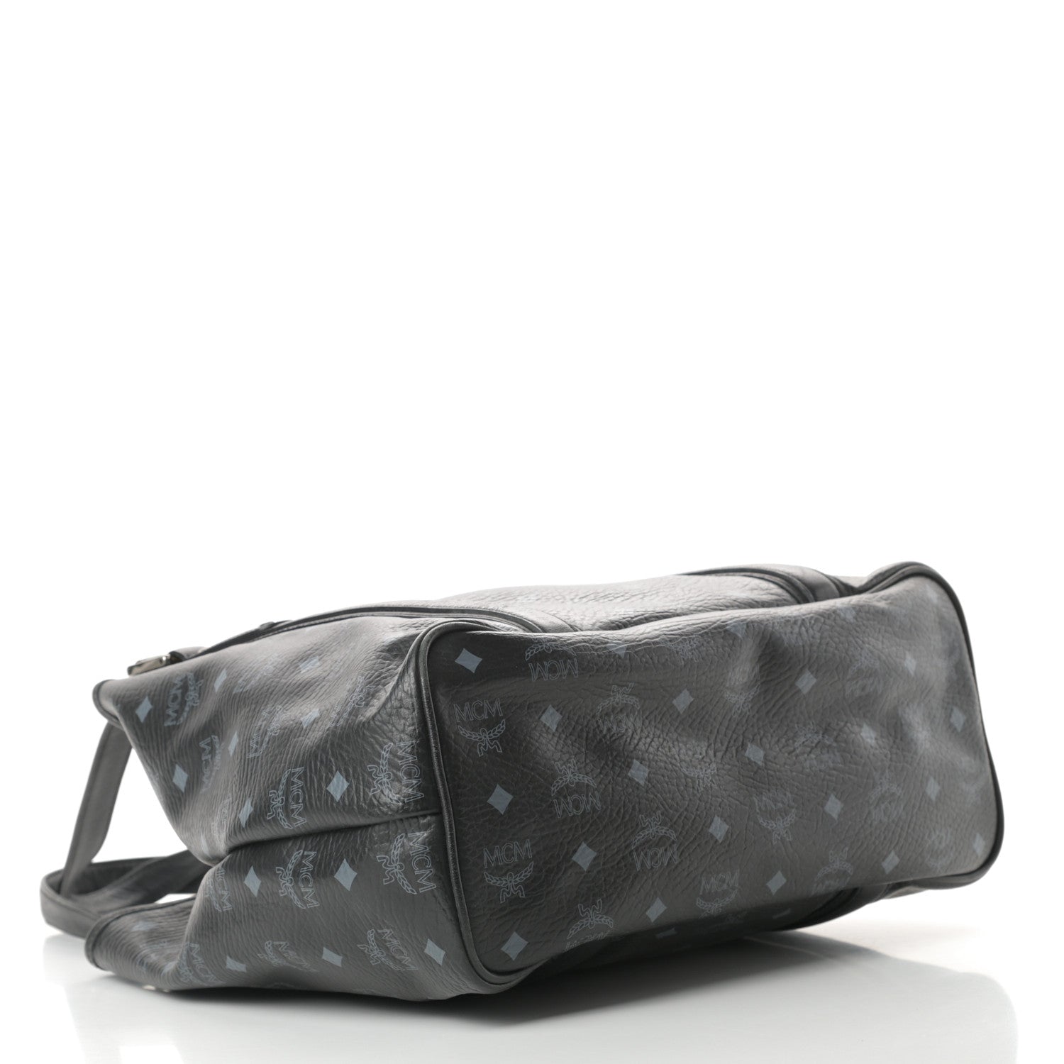 MCM Visetos Shopping Tote Black 4 of 16