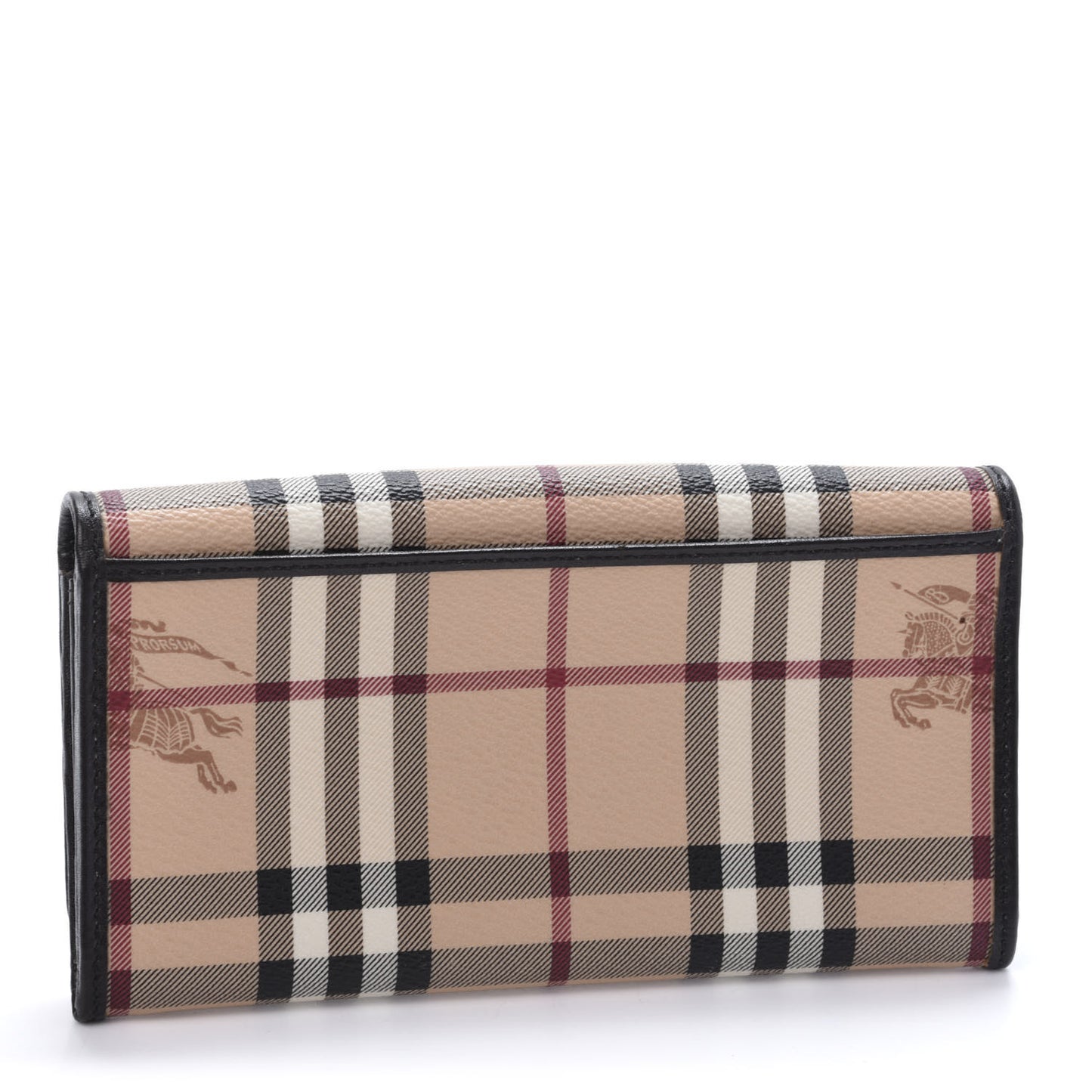 Haymarket Check Penrose Continental Wallet Chocolate