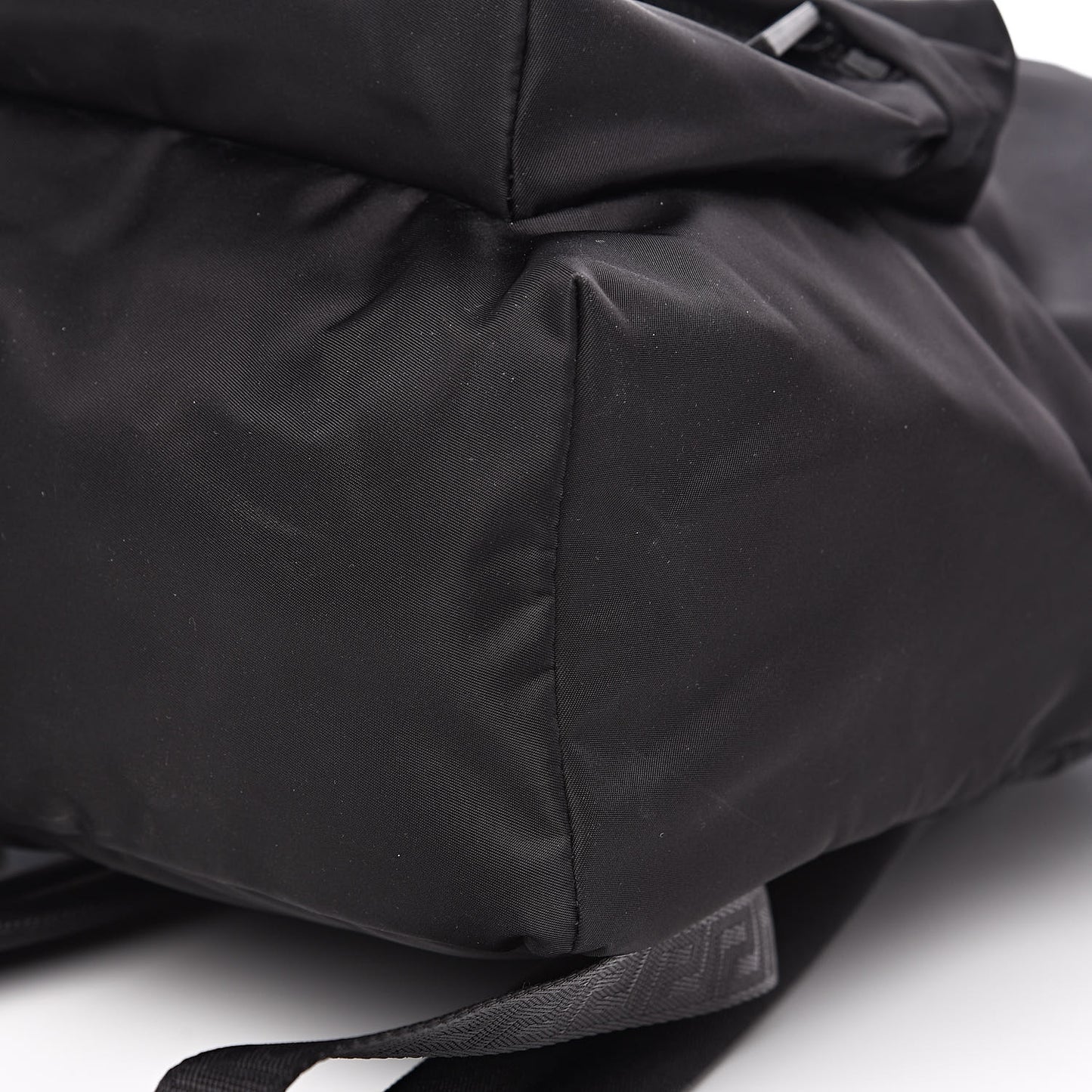 Nylon 90's Logo Backpack Black