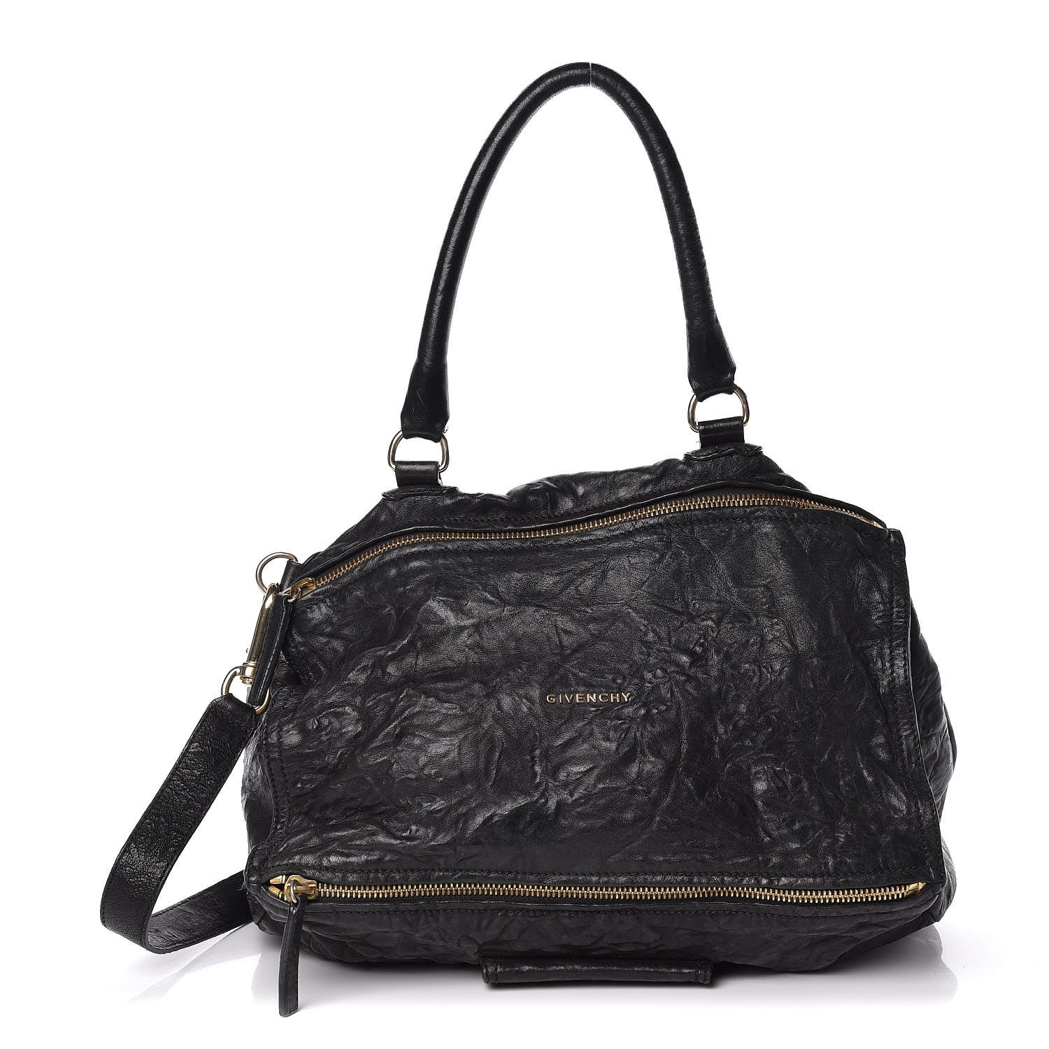 Givenchy Tumbled Sheepskin Large Pandora Black 1 of 8