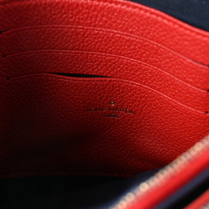 Louis Vuitton Empreinte Double Zip Pochette Marine Rouge 5 of 9