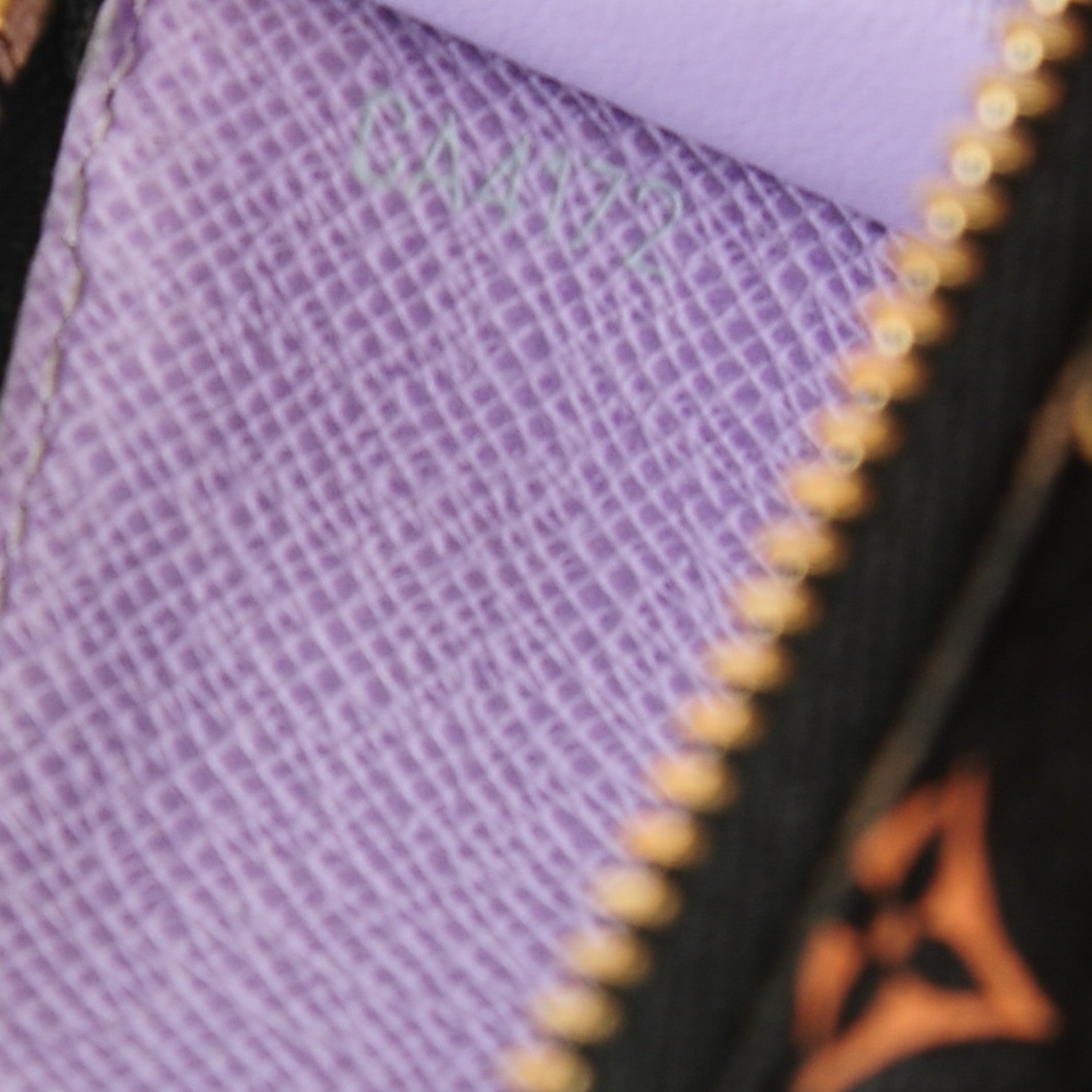 Louis Vuitton Monogram Multicolor Key Pouch Black Violet 7 of 7