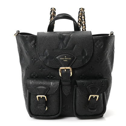 Louis Vuitton Empreinte Monogram Backup Backpack Black 1 of 8