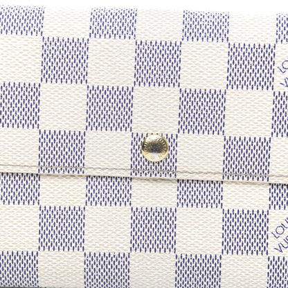 Louis Vuitton Damier Azur Sarah Wallet 12 of 12