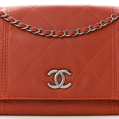 Chanel Lambskin Quilted Large Soft Touch Flap Dark Ochre 8 of 10