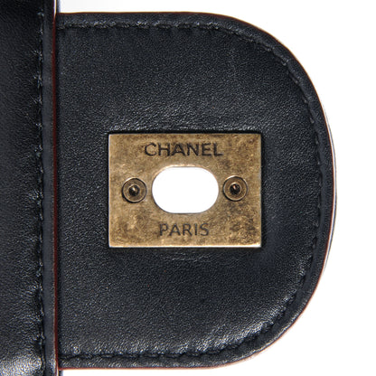 Chanel Calfskin Quilted Large Perfect Edge Flap Black 9 of 10
