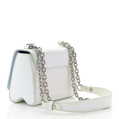 Louis Vuitton Epi Milky Way Twist Braided Chain Shoulder Bag Icy Blue 4 of 11