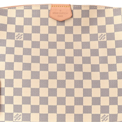 Louis Vuitton Damier Azur Graceful PM Rose Ballerine 7 of 9