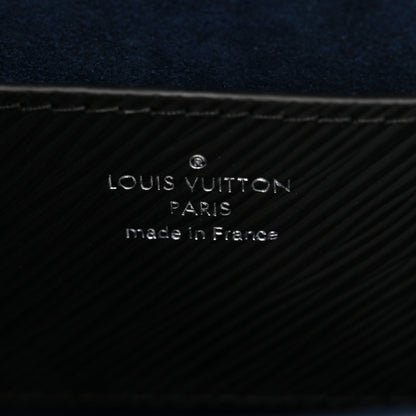 Louis Vuitton Epi Twist Braided Strap Shoulder Bag MM Black Orange Fluo Cobalt 7 of 12