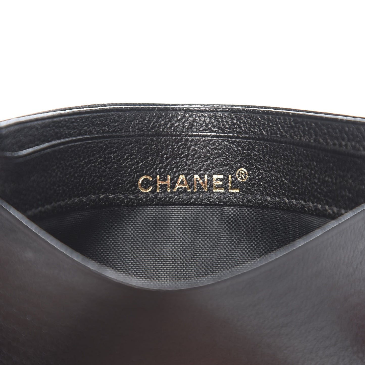 Goatskin CC Card Holder Black