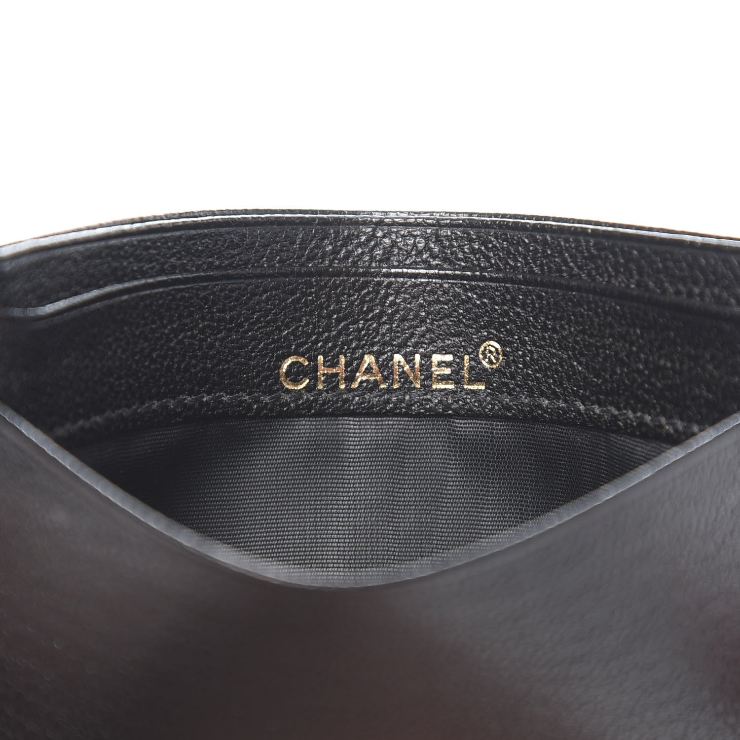 Chanel Goatskin CC Card Holder Black 6 of 10
