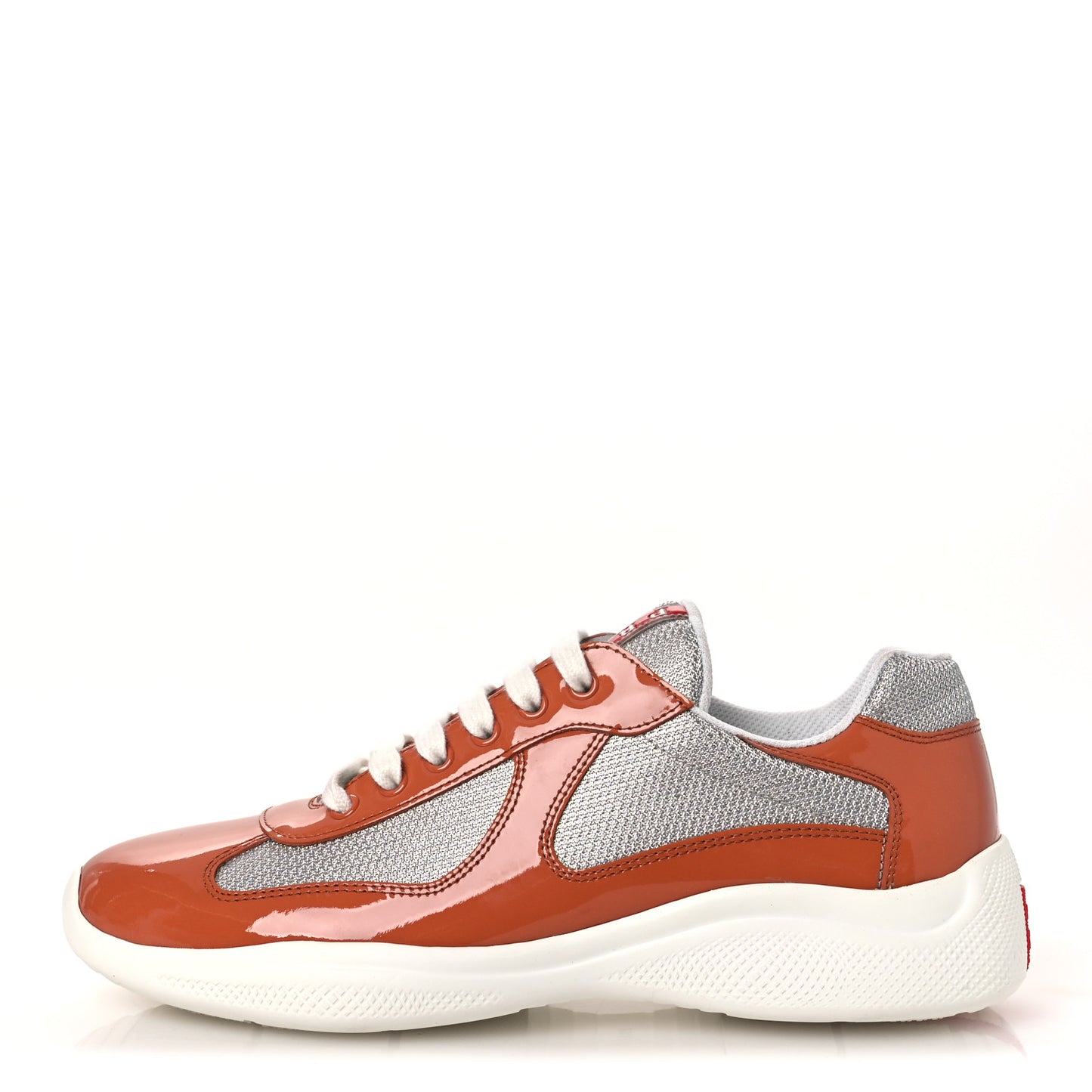Patent Technical Fabric Mens America's Cup Patchwork Sneakers 8.5 Nespola 8.5 Nespola  Argento