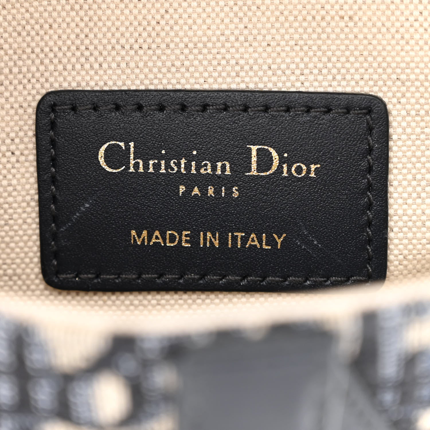 Christian Dior Oblique Mini Saddle Bag Blue 6 of 12