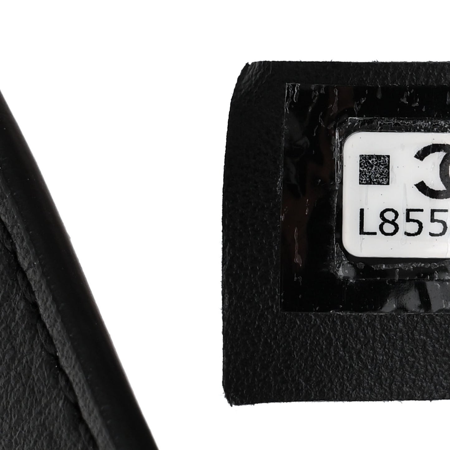 Calfskin Quilted CC Uniform Flap Belt Bag Black