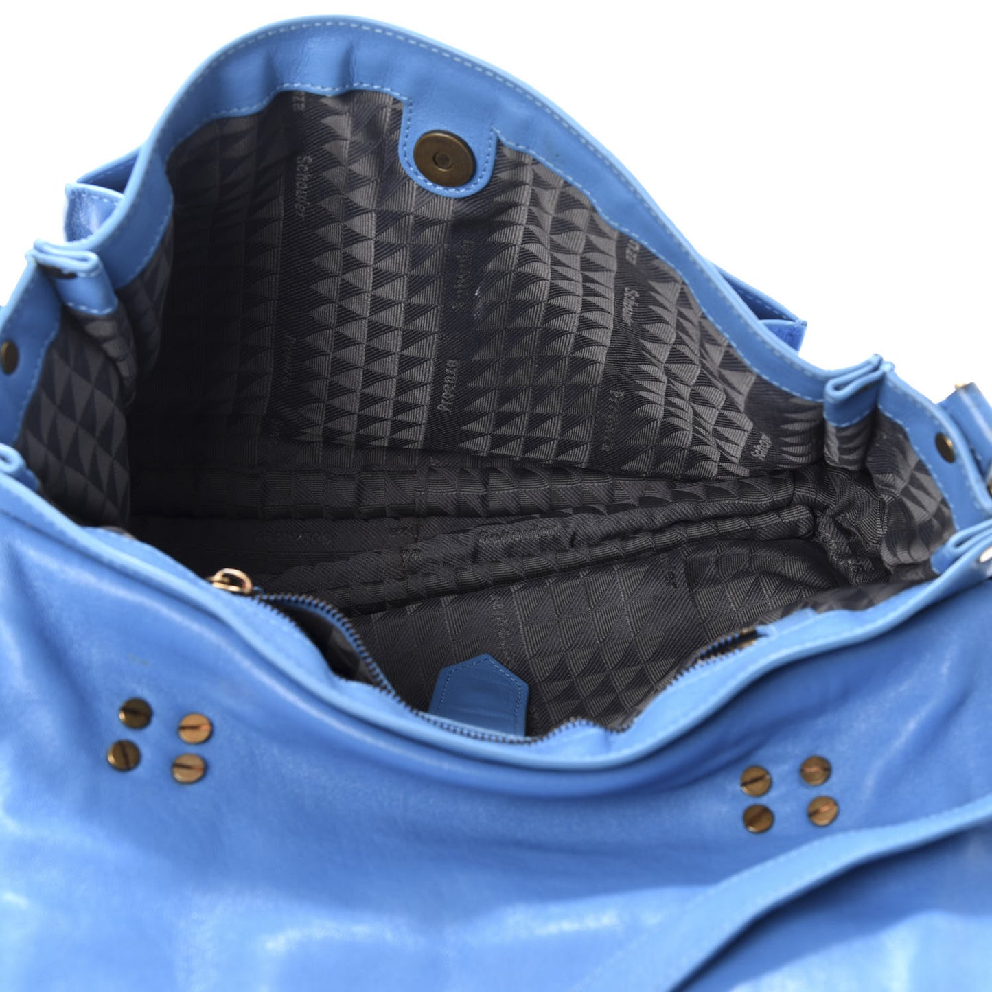 Lambskin Medium PS1 Satchel Sky Blue