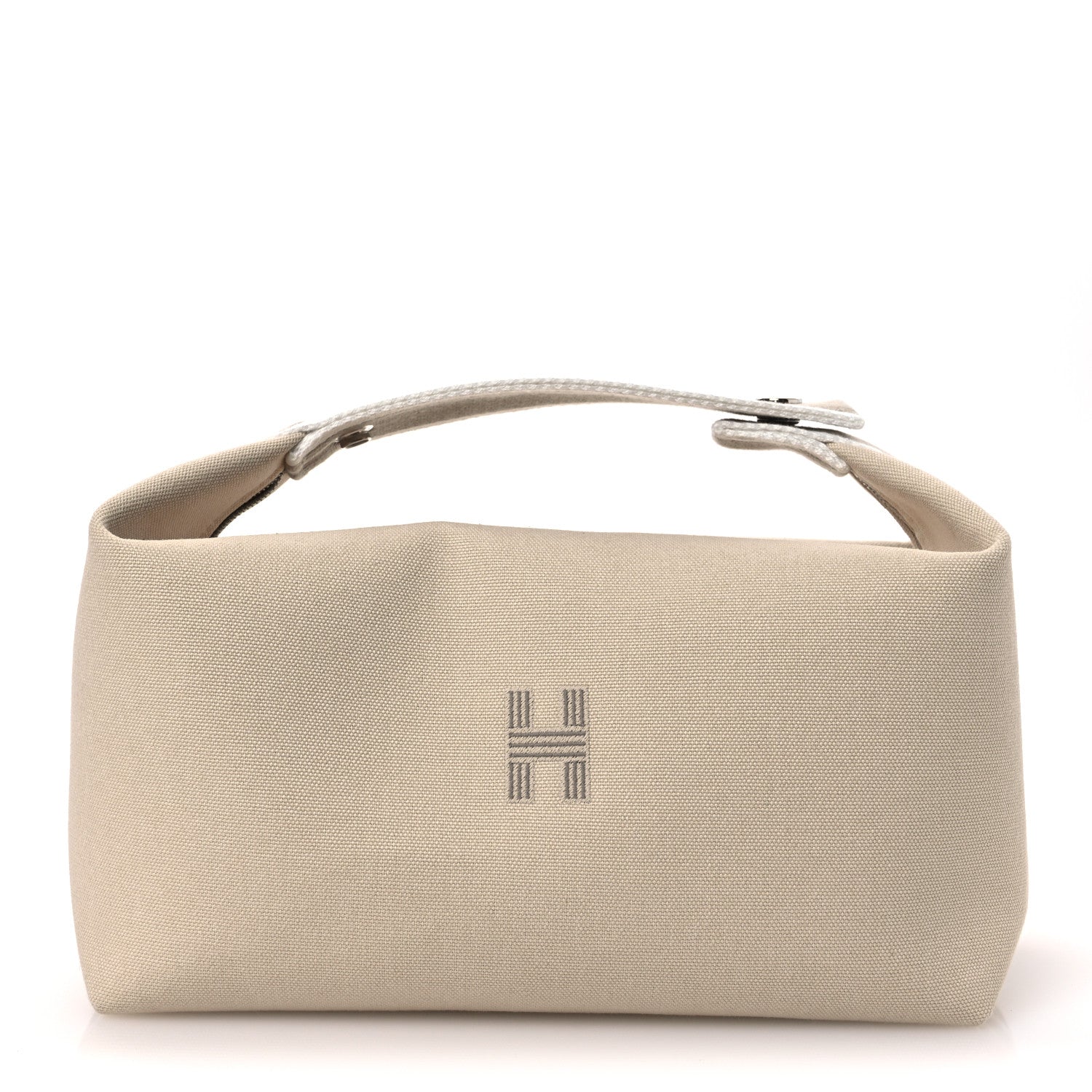 Hermes Canvas Large Bride-A-Brac Pouch Natural 1 of 9