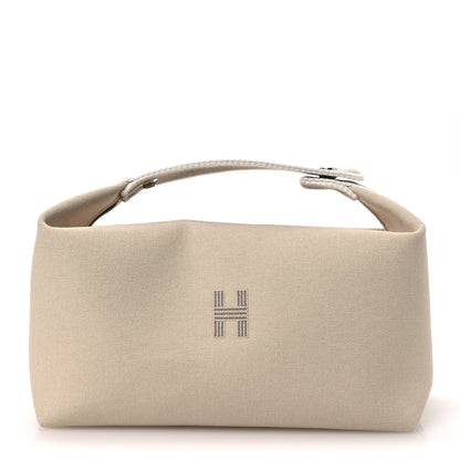 Hermes Canvas Large Bride-A-Brac Pouch Natural 1 of 9