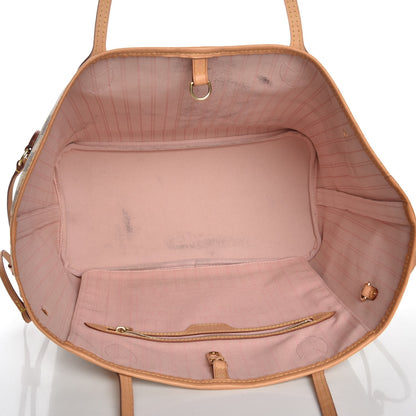 Louis Vuitton Damier Azur Neo Neverfull MM Rose Ballerine 5 of 8