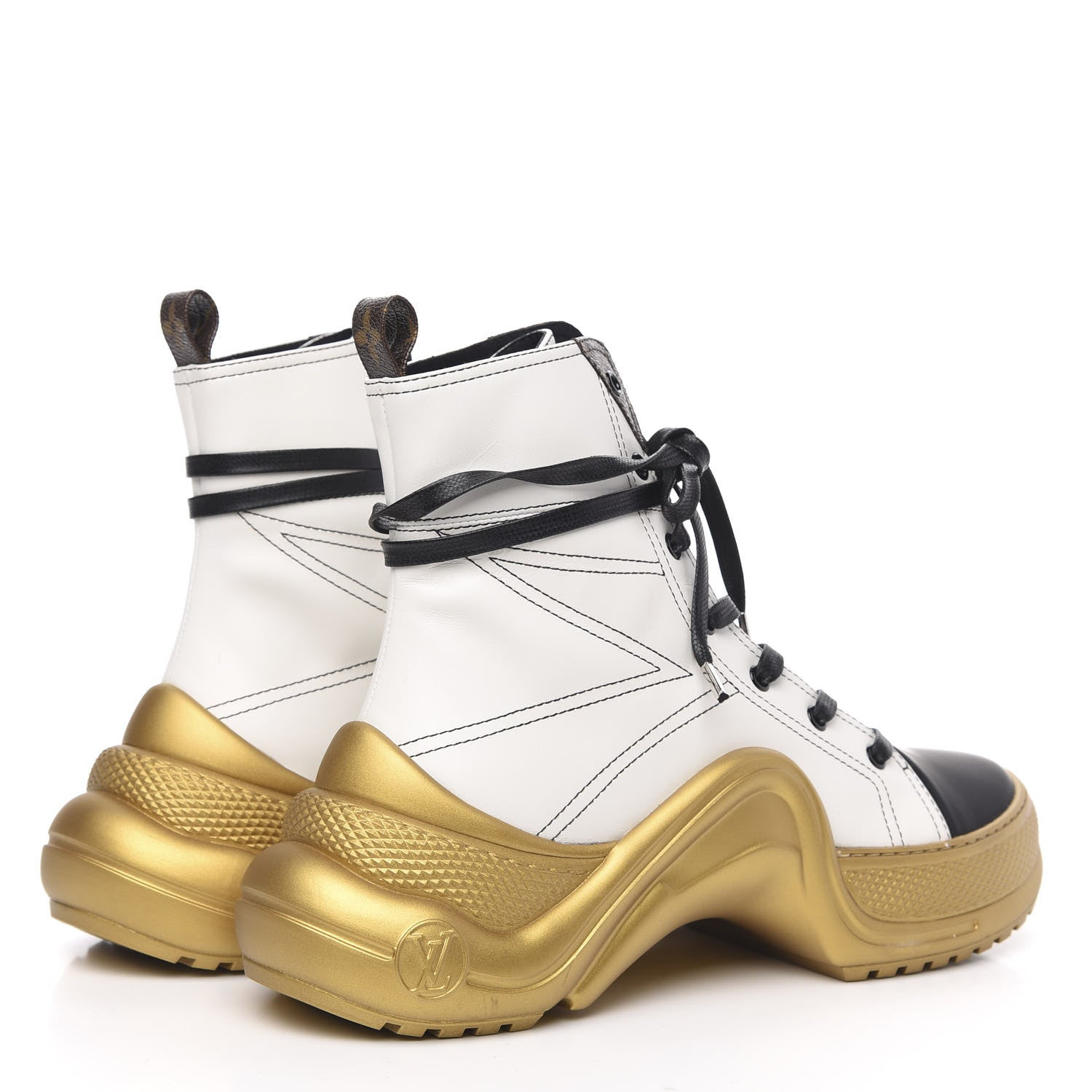 Louis Vuitton Calfskin LV Archlight Sneaker Boots 41 White 4 of 7