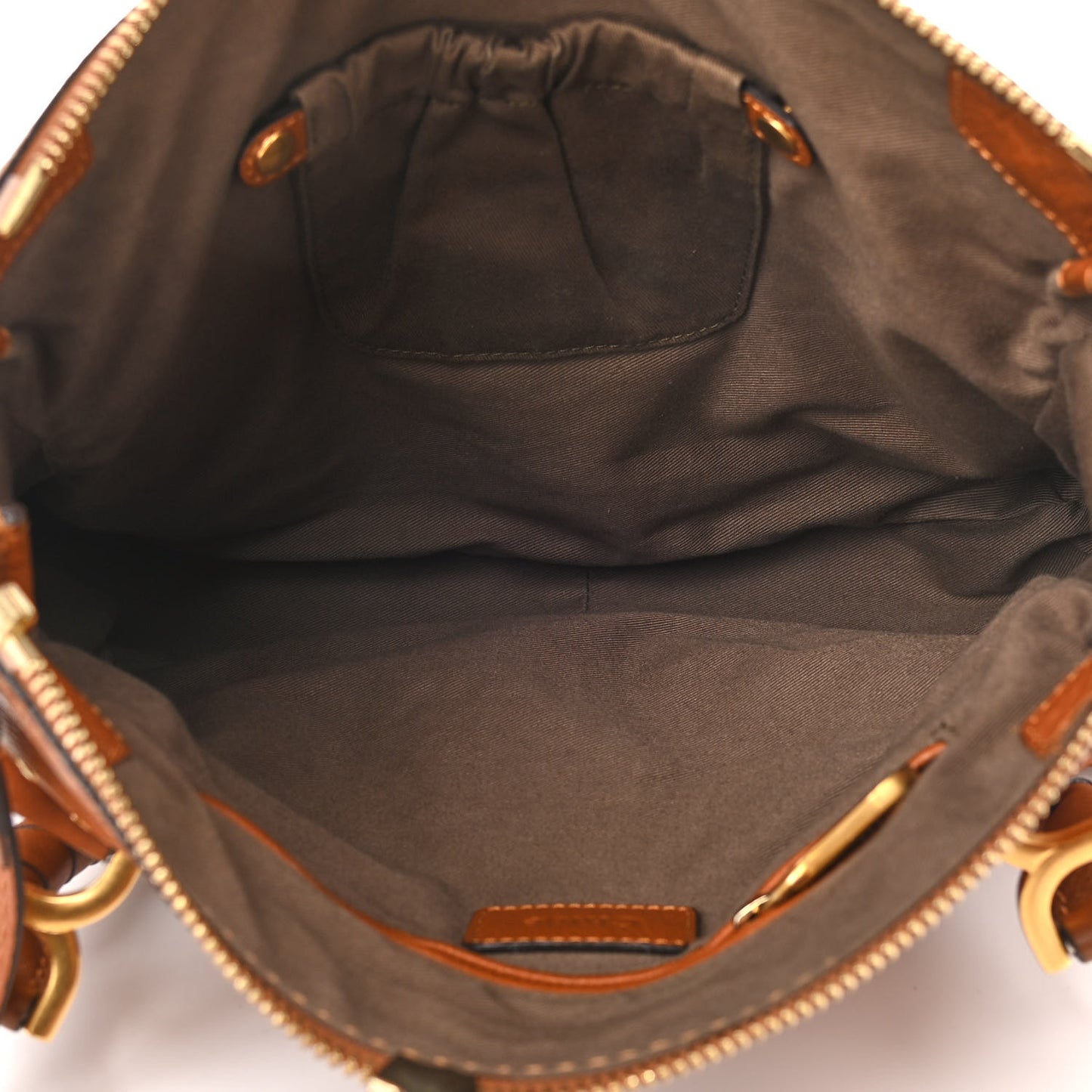 Calfskin Medium Marcie Satchel Tan