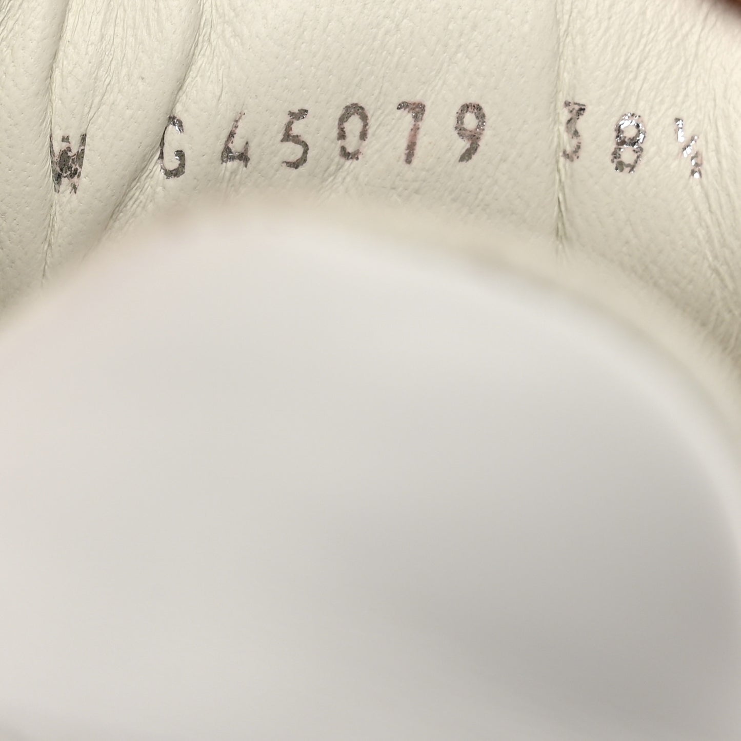 Calfskin CC Womens Sneakers 38.5 White
