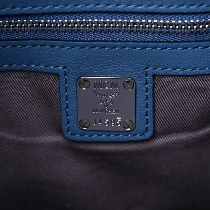 MCM Calfskin Ottomar Monogram Large Klara Hobo Luft Blue 6 of 14