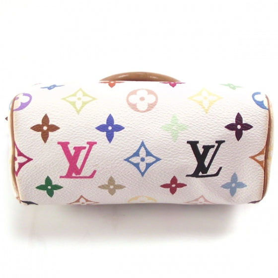 Monogram Multicolor Mini Sac HL Speedy White