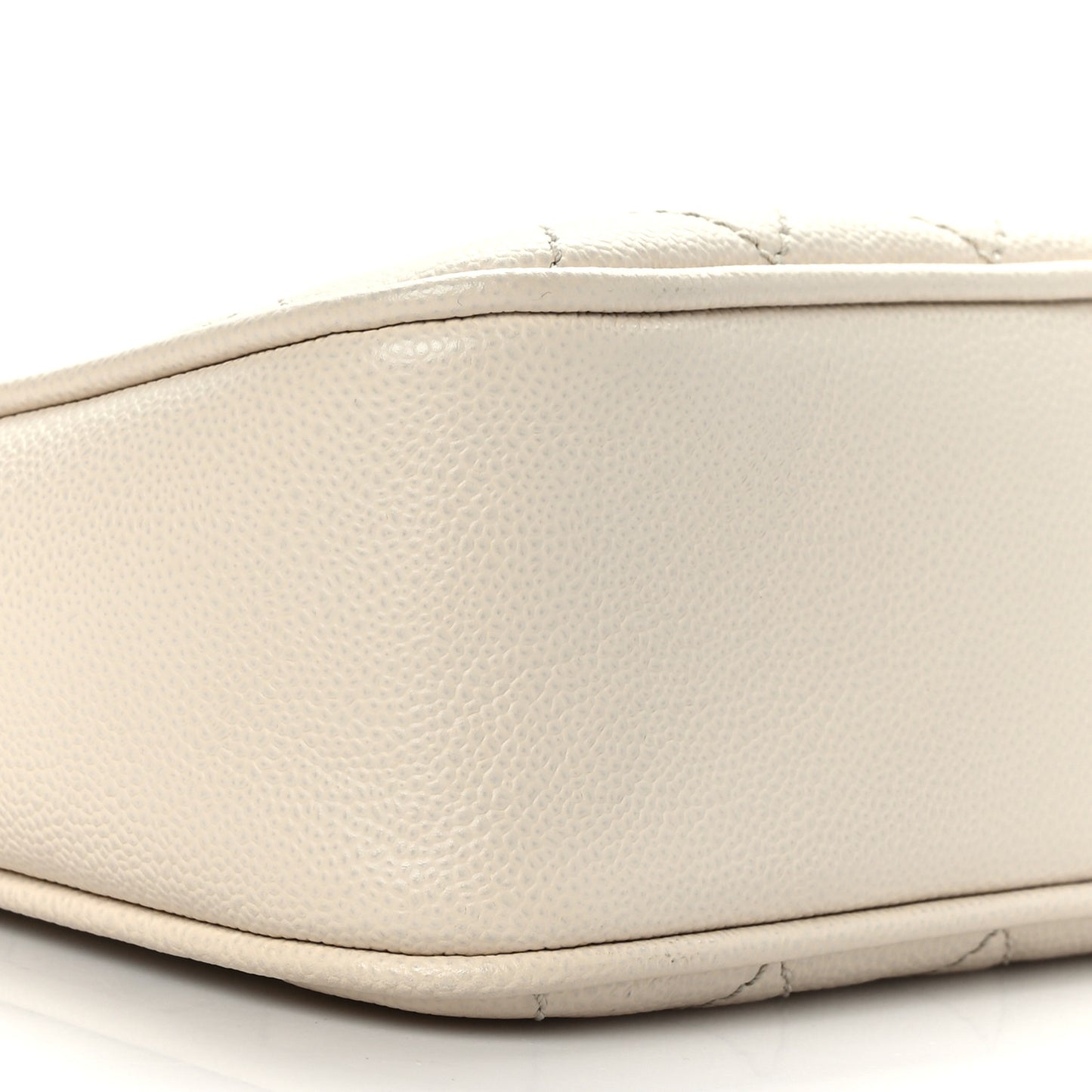 Caviar Quilted Timeless CC Hobo Ivory