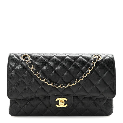 Chanel Caviar Quilted Medium Double Flap Black 1 of 11