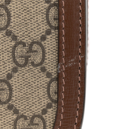 Gucci GG Supreme Monogram Horsebit 1955 Shoulder Bag Beige Brown Sugar 13 of 13