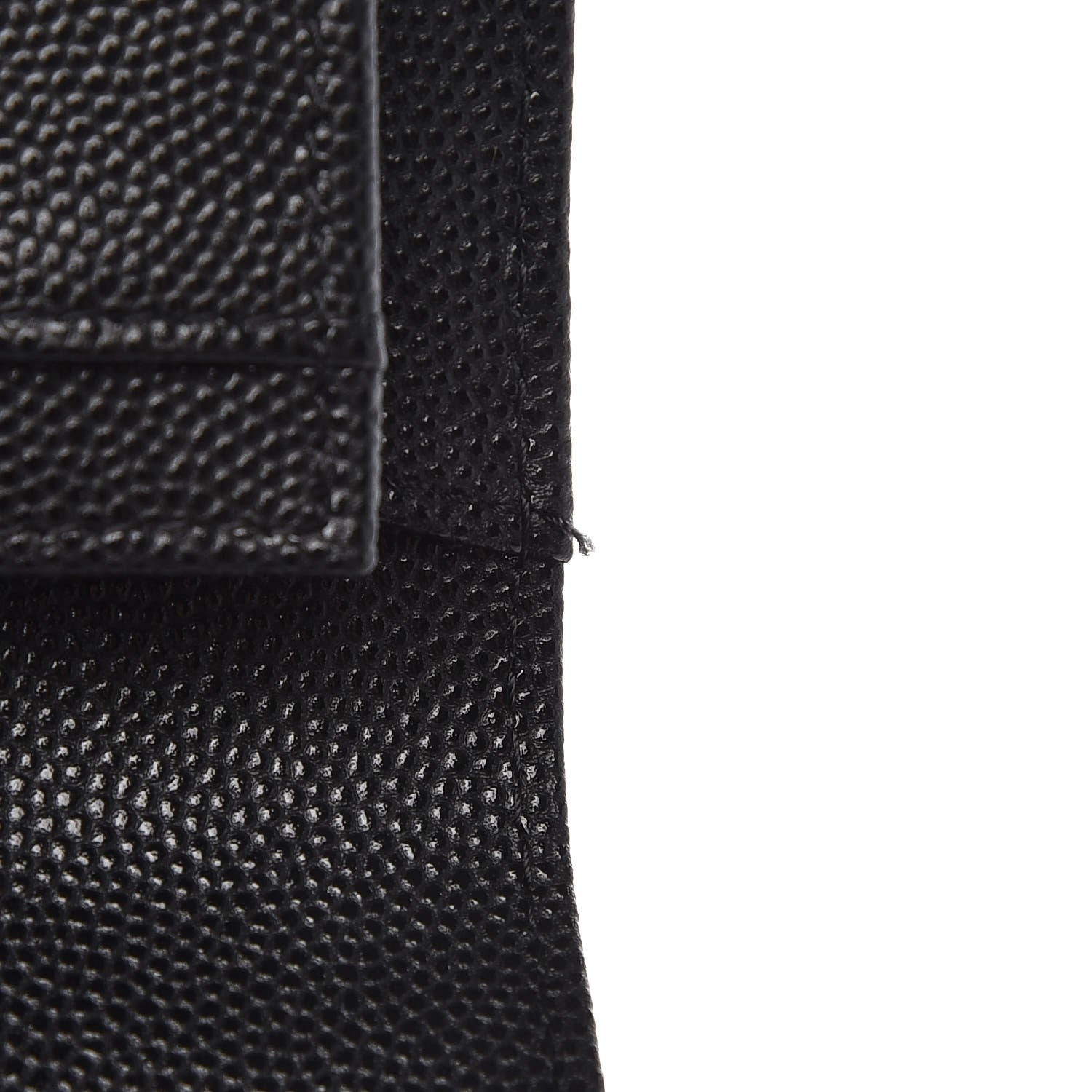 Chanel Caviar Stich Timeless CC Yen Wallet Black 9 of 10
