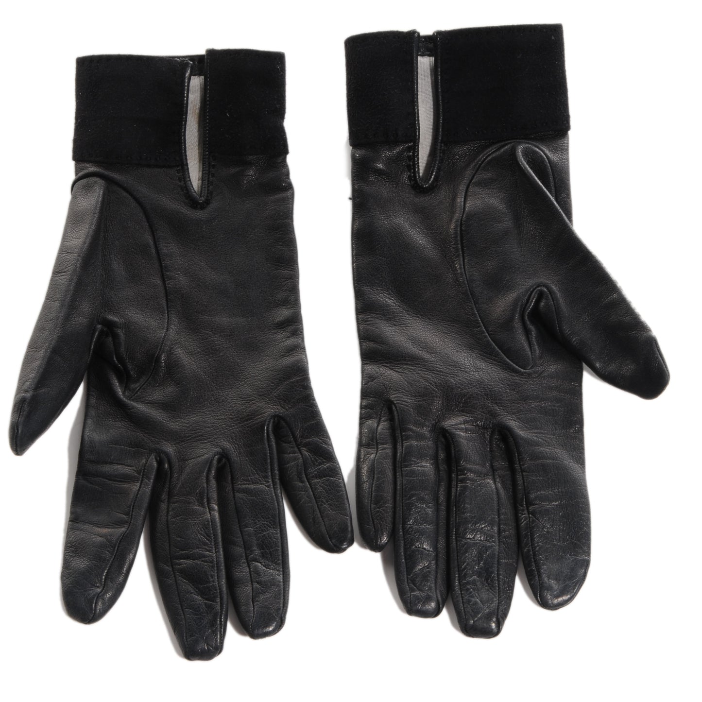 Lambskin Collier De Chien Gloves Black 7.5
