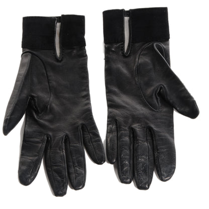 Hermes Lambskin Collier De Chien Gloves Black 7.5 2 of 4