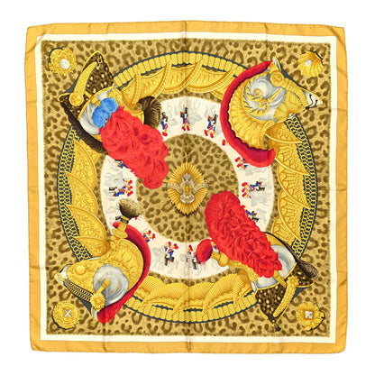 Hermes Silk Casques Et Plumets Scarf 90 1 of 9