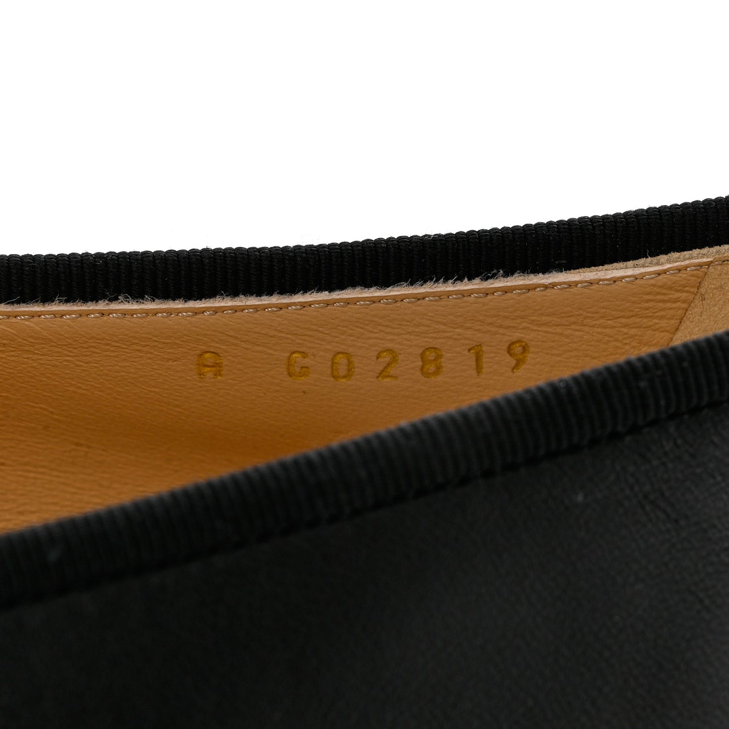 Lambskin Patent Cap Toe Ballerina Flats 41 Black