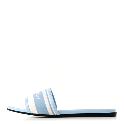 Givenchy Canvas 4G Logo Mule Sandals 37 Blue 1 of 9