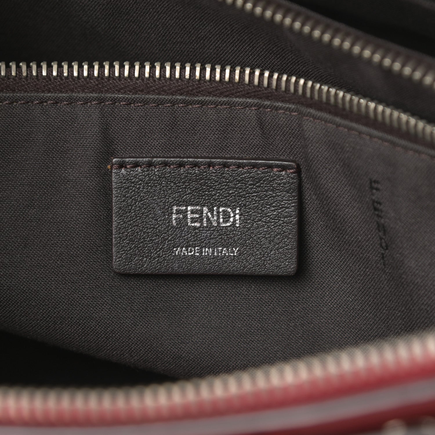 Fendi Vitello Dolce Medium By The Way Boston Bag Ciliegia 6 of 14