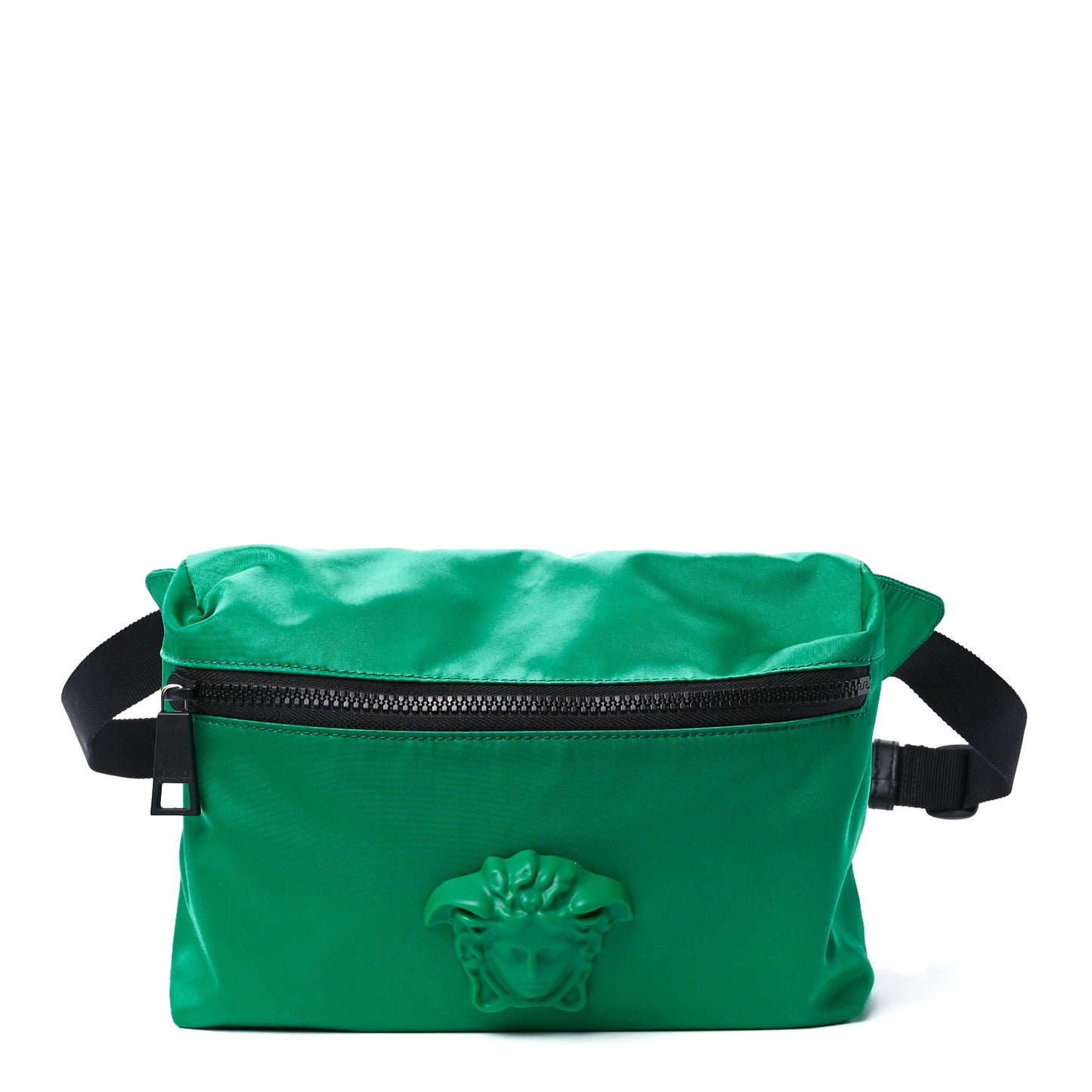 Nylon Palazzo Medusa Belt Bag Green