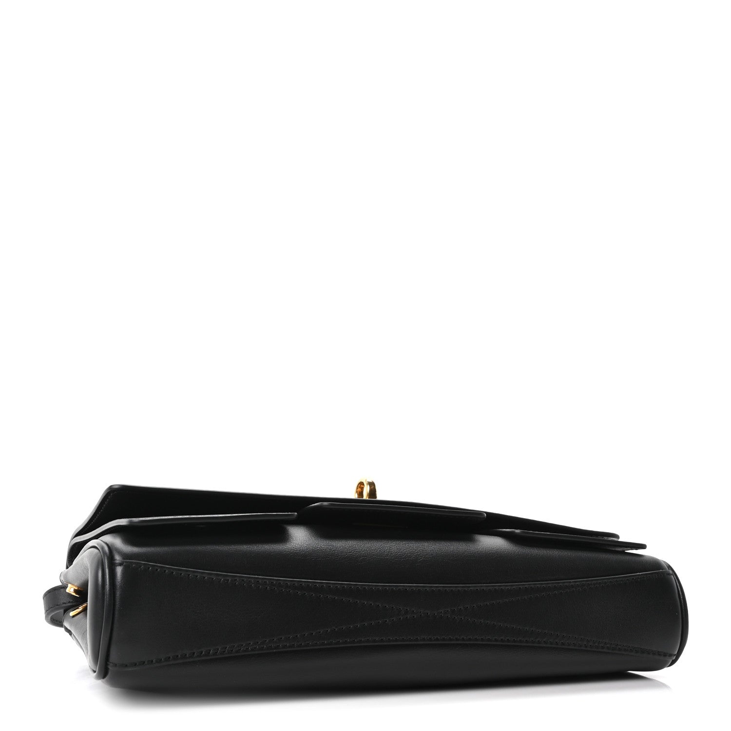 Balenciaga Smooth Calfskin Small Bel Air Clutch On Strap Black 4 of 10